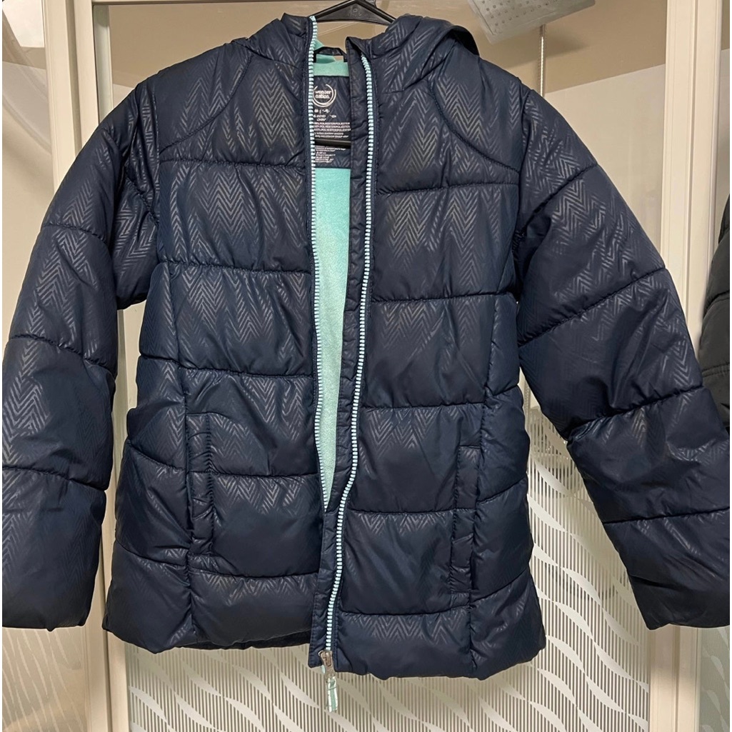 Wonder Nation Brand Girls Puffy Winter Coat